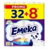 Папір Emeka Paradise туалетний тришаровий 32+8шт