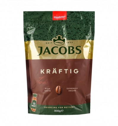 Кава Jacobs Kraftig розчинна сублімована 300г