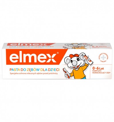 Паста зубная Elmex для детей от 0 до 6-ти лет 50мл