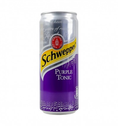 Напиток безалкогольный Schweppes Purple Tonic с/газ 0.33л
