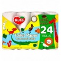 Папір Ruta Kids туалетний двошаровий 24 рулони