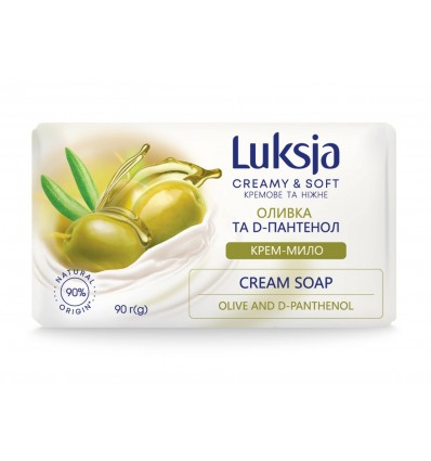 Крем-мыло Luksja оливка и D-пантенол 90г