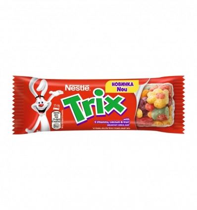 Батончик Nestle Trix злаковий з вітамінами 17г