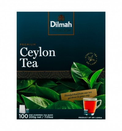 Чай Dilmah Premium чорний цейлонський 100 х 2г