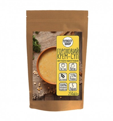 Крем-Суп Street Soup Гороховий дой-пак 250г
