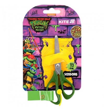 Ножницы детские с пружиной Kite Ninja Turtles NT25-129, 13 см
