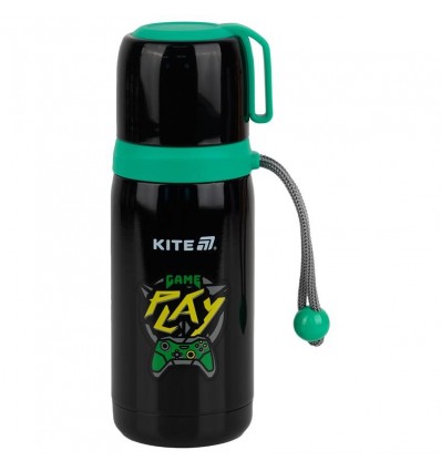 Термос Kite Cyber K25-301-1, 350 мл, черный