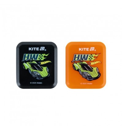 Точилка с контейнером прямоугольная Kite Hot Wheels HW25-116