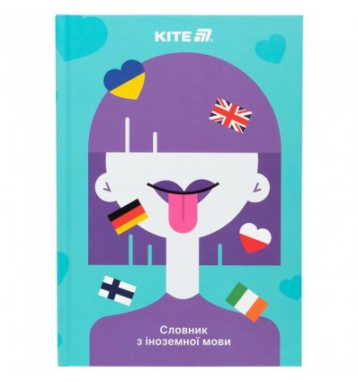 Словарь для записи иностранных слов Kite Girl K25-407-1, 60 листов