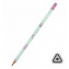 Карандаш графитный трехгранный с резинкой Kite Feel Good K25-046-2