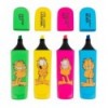 Маркер Highlighter Kite Garfield GF25-444, набор из 4-х цветов