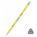 Карандаш графитный трехгранный с резинкой Kite Sponge Bob SB25-046