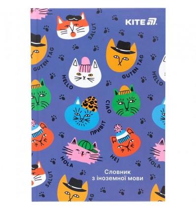 Словарь для записи иностранных слов Kite Cats K25-407-2, 60 листов