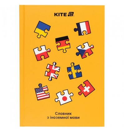Словарь для записи иностранных слов Kite Puzzle K25-407-3, 60 листов