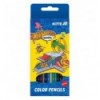 Карандаши цветные двусторонние Kite Hot Wheels HW25-054-2, 12 штук/24 цвета