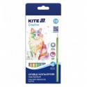 Олівці кольорові Kite Creative Pastel K-451, 12 кольорів