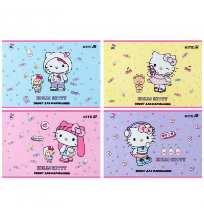 Зошит для малювання Kite Hello Kitty HK25-242-1, 24 аркуші