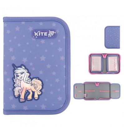 Пенал без наполнения Kite My Little Pony LP25-622, 1 отделение, 2 отворота