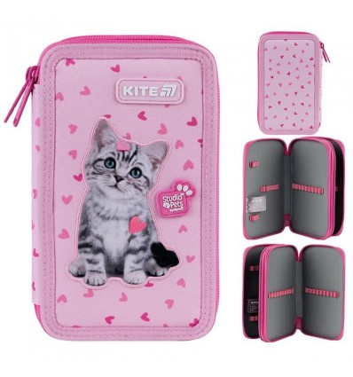 Пенал без наповнення Kite Studio Pets SP25-623, 2 відділення