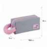 Пенал Kite K25-2703-2 серо-розовый
