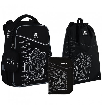 Шкільний набір Kite Education Player SET_K25-531M-3 (рюкзак, пенал, сумка)