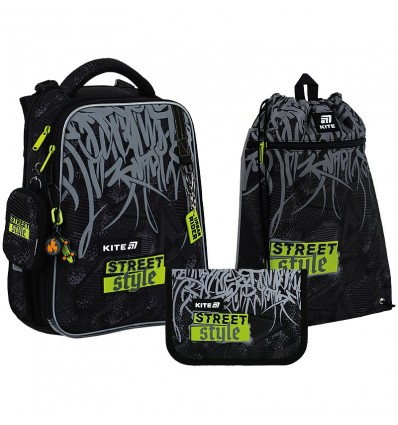 Школьный набор Kite Education StreetStyle SET_K25-531M-4 (рюкзак, пенал, сумка)