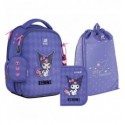 Школьный набор Kite Education Kuromi SET_HK25-555S-2 (рюкзак, пенал, сумка)