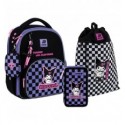 Школьный набор Kite Education Kuromi SET_HK25-556M (рюкзак, пенал, сумка)