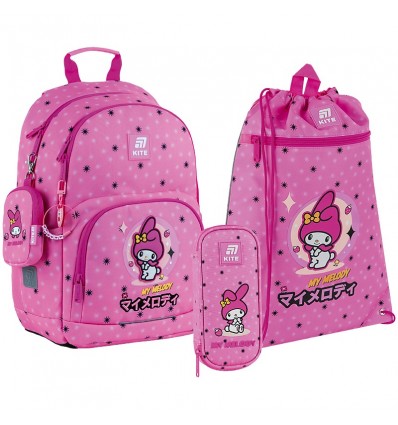 Школьный набор Kite Education My Melody SET_HK25-585M-2 (рюкзак, пенал, сумка)