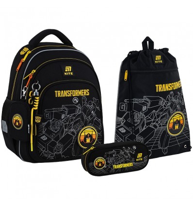 Школьный набор Kite Education Transformers Generations SET_TF25-763S (рюкзак, пенал, сумка)