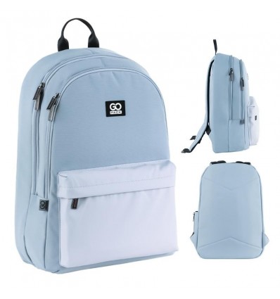 Рюкзак GoPack Education Teens GO25-140L-2, серо-голубой