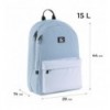 Рюкзак GoPack Education Teens GO25-140L-2, серо-голубой