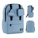 Рюкзак GoPack Education Teens GO25-178L-3, сіро-блакитний