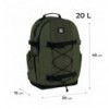 Рюкзак GoPack Education Teens GO25-186L-3, хаки