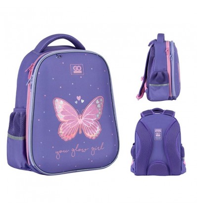 Рюкзак шкільний напівкаркасний GoPack Education Glowing GO25-165M-4