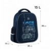 Рюкзак шкільний напівкаркасний GoPack Education Level Up GO25-165M-7