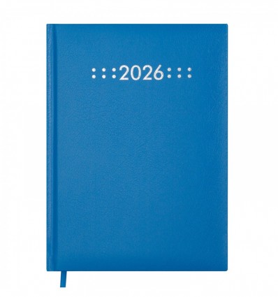 Ежедневник датированный 2026 CLASSIC BM.21121-02, A5, синий, бумвинил/поролон