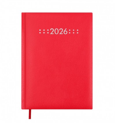 Ежедневник датированный 2026 CLASSIC BM.21121-05, A5, красный, бумвинил/поролон ( BM.21121-05 )