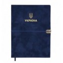 Ежедневник датированный 2026 PATRIOT VELOUR BM.21133-02, A5, синий, искусственная кожа