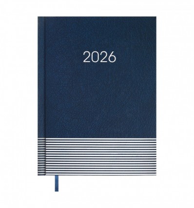 Щоденник датований 2026 PARALLEL, A5, синій ( BM.2107-02 )
