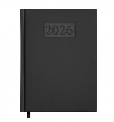 Щоденник датований 2026 GENTLE BM.2109-01, A5, 336стр. чорний