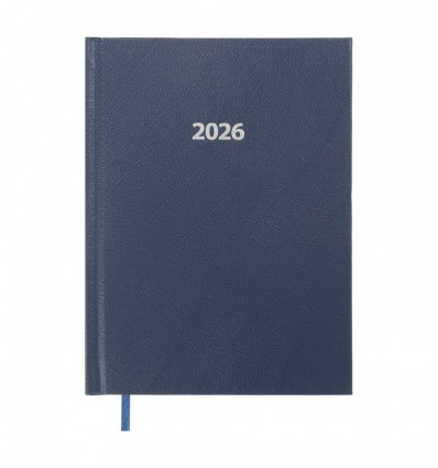 Ежедневник датированный 2026 STRONG, A5, темно-синий, искусственная кожа ( BM.2129-03 )