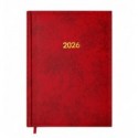 Ежедневник датированный 2026 BASE BM.2108-05, L2U, A5, красный, бумвинил/поролон