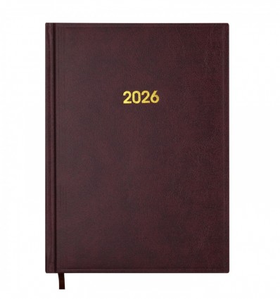 Ежедневник датированный 2026 BASE (Miradur) BM.2108-13, L2U, A5, бордовый, бумвинил/поролон