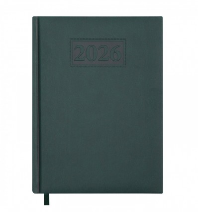 Ежедневник датированный 2026 GENTLE (Torino), A5, 336стр. зеленый ( BM.2109-04 )