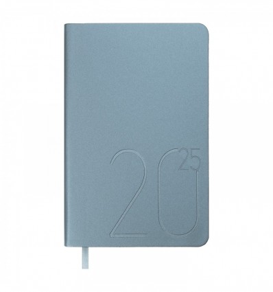 Щоденник датований 2026 STEEL BM.2517-14, A6, блакитний, штучна шкіра