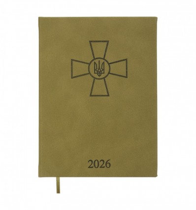 Щоденник датований 2026 FORCES BM.21130-18, A5, світло-коричневий, штучна шкіра/поролон