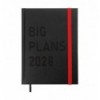 Щоденник датований 2026 PLANS BM.21122-01, A5, чорний, бумвініл/поролон