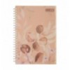 Зошит для записів ARABESKI BM.2587-46, А5, 80 арк., клітинка, пластикова обкладинка, персиковий