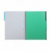 Тетрадь на пружине CLASSIC BM.24345911-01, А4, 120 л, клетка, 3 разделителя, черный